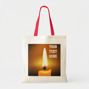 Candle Flame Tote Bag