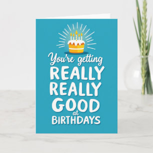 Candle Frosted Birthday Card