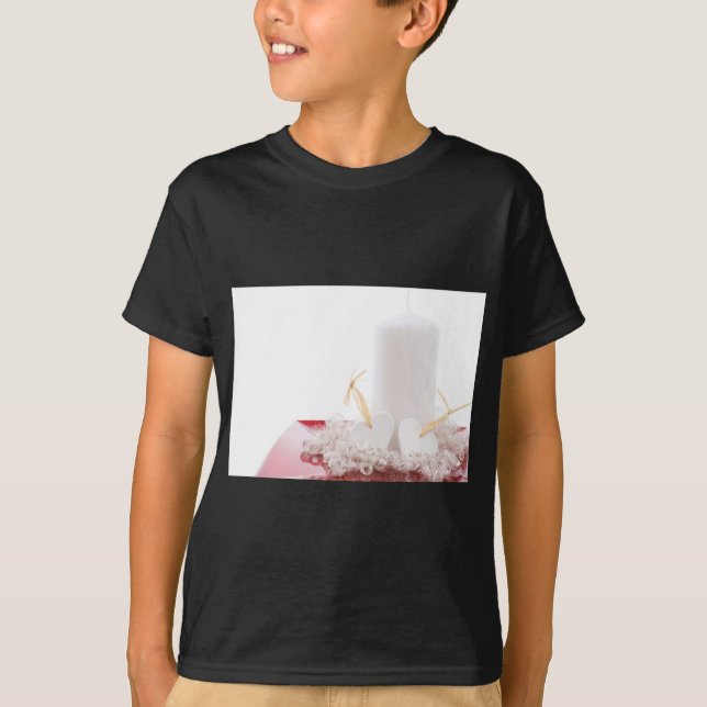 Candle & Hearts T-Shirt (Front)