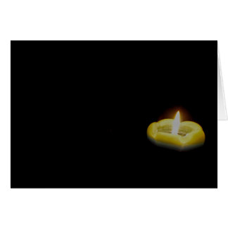 Candle in the Dark Blank Inside Card