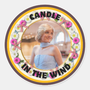 Candle in the Wind  Classic Round Sticker