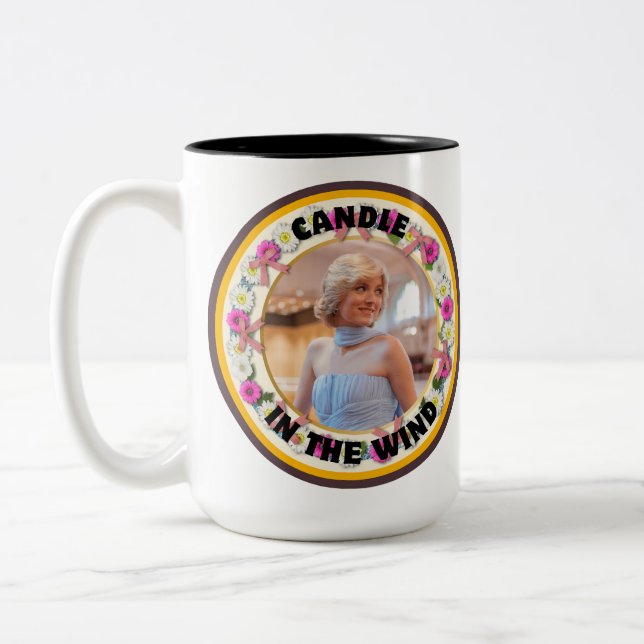 Candle in the Wind Two-Tone Two-Tone Coffee Mug (Left)