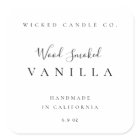 Candle Jar Label Minimal Business Branding Sticker