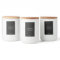 Candle Label Minimalist Elegant White on Black