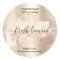 Candle label product label blush pink watercolor