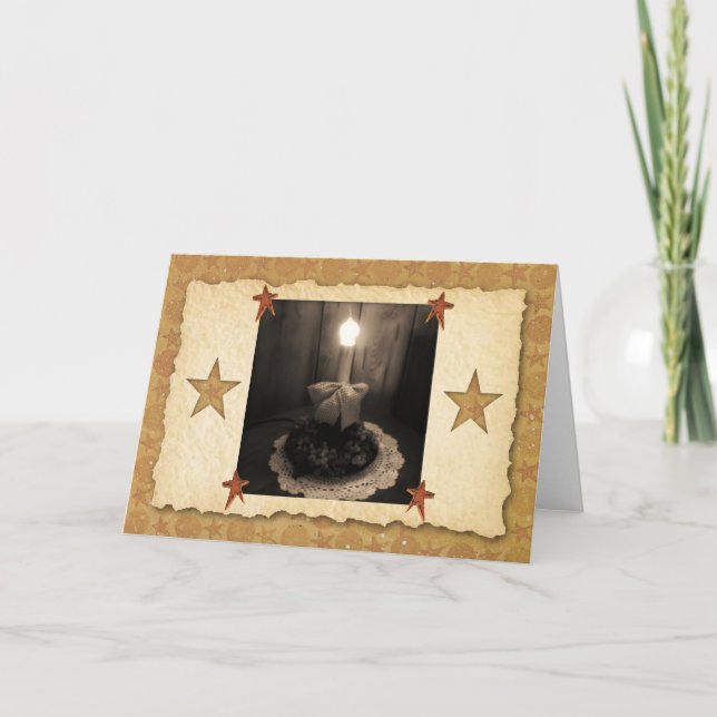 Candle Lamp Note Card (Front)