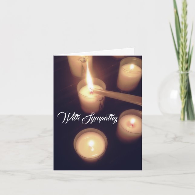 Candle light card (Front)