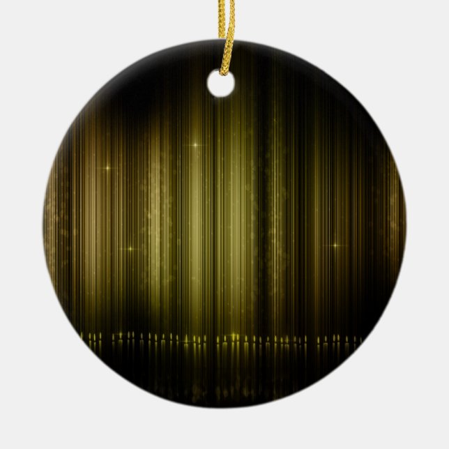 Candle Light Ceramic Ornament (Front)