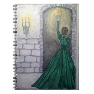 candle light notebook