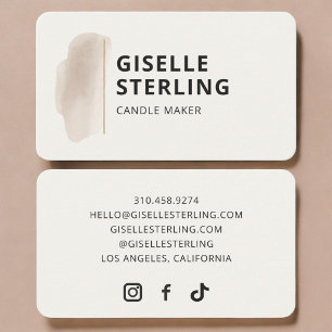 Candle Maker Business Card