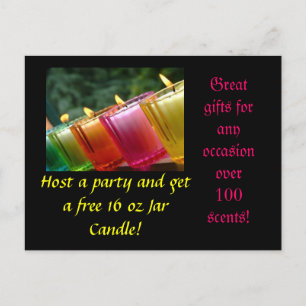 Candle Party Hostess Card