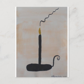 Candle Postcard
