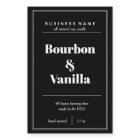 Candle Product Label Design