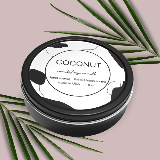Candle Product Label Design Abstract Design (Creator Uploaded)