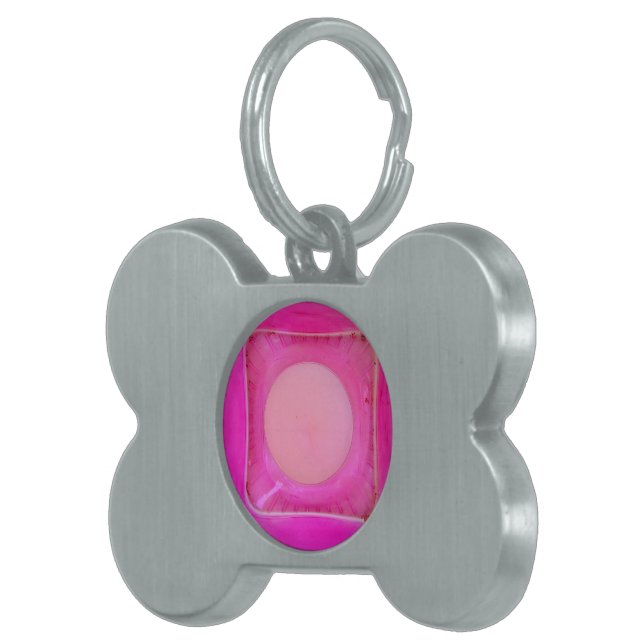 Candle, Sweet Pink Love Candlelight Pet ID Tag (Front Right)