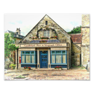 Candleford Post Office Photo Print