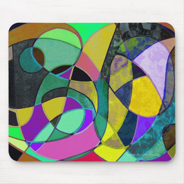 Candlelight Abstract Mousepad 1 (Front)