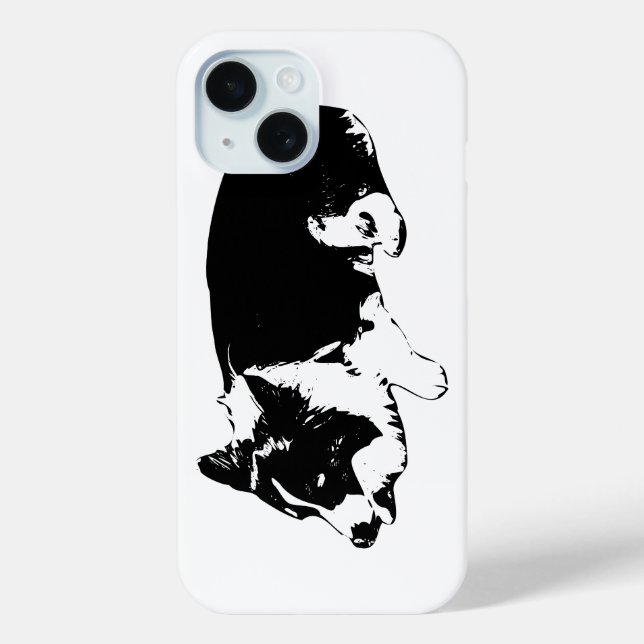 candlelight calm, corgi joy Case-Mate iPhone case (Back)