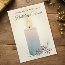 Candlelight Christmas Sympathy Condolence