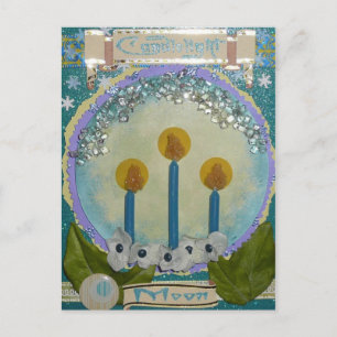 Candlelight Moon Postcard