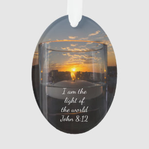 Candlelight Sunset Ornament