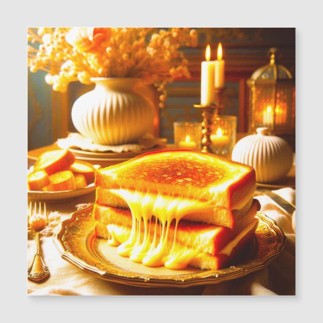 Candlelit Comfort Meal: Grilled Cheese Sandwich  (Front)
