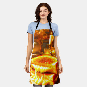 Candlelit Comfort Meal: Grilled Cheese Sandwich Apron