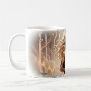 Candlelit Couple Tender Embrace Fantasy Mug