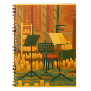 Candlelit Prelude – Music Room, Brighton Pavilion Notebook