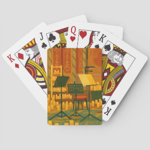 Candlelit Prelude – Music Room, Brighton Pavilion Playing Cards