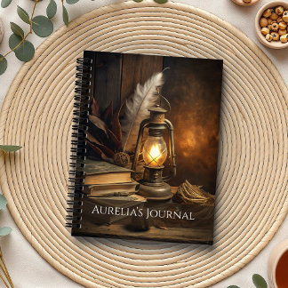 Candlelit Spellbook Notebook – Cozy Witch Journal