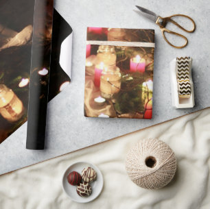 Candlelit Wrapping Paper – Customizable