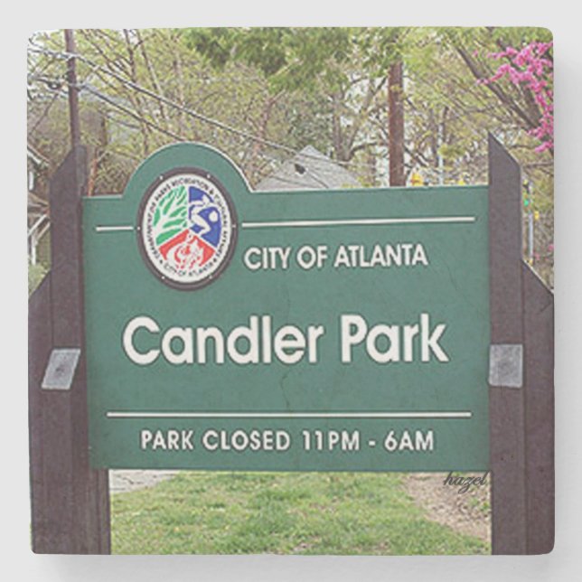Candler Park Sign, Candler Park, Atlanta Coaster (Front)