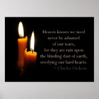 Candles and Dickens quote