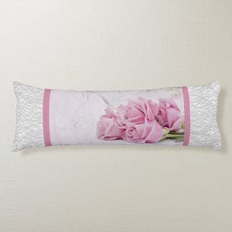 Candles and Roses Body Pillow