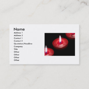 Candles Business Card