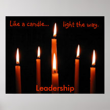 Candles by tdgallery - leadership poster