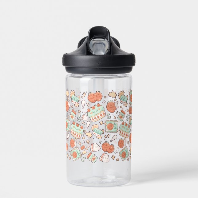 Candles cake water bottle (Front)