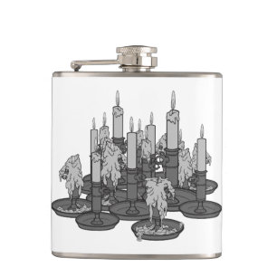 Candles Hip Flask
