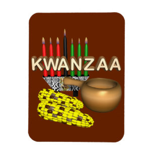 Candles of Kwanzaa - Magnet