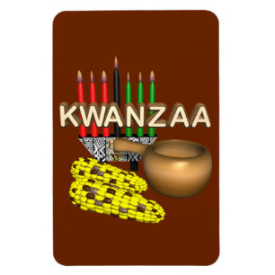Candles of Kwanzaa - Magnet