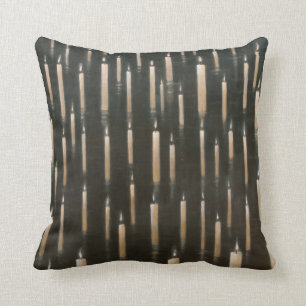 Candles on the Lake Udaipur India 2012 Throw Pillow