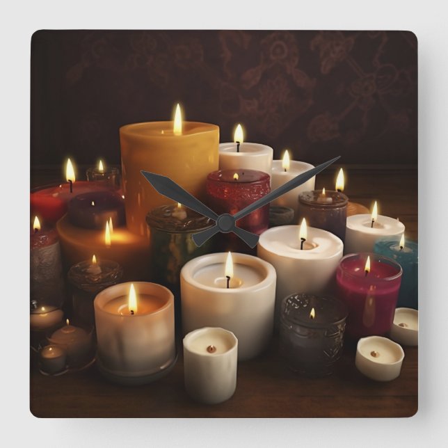 Candles Wall clock (Front)