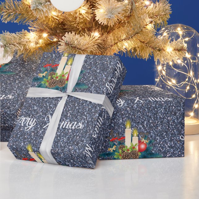 Candles Wrapping Paper (Holidays)