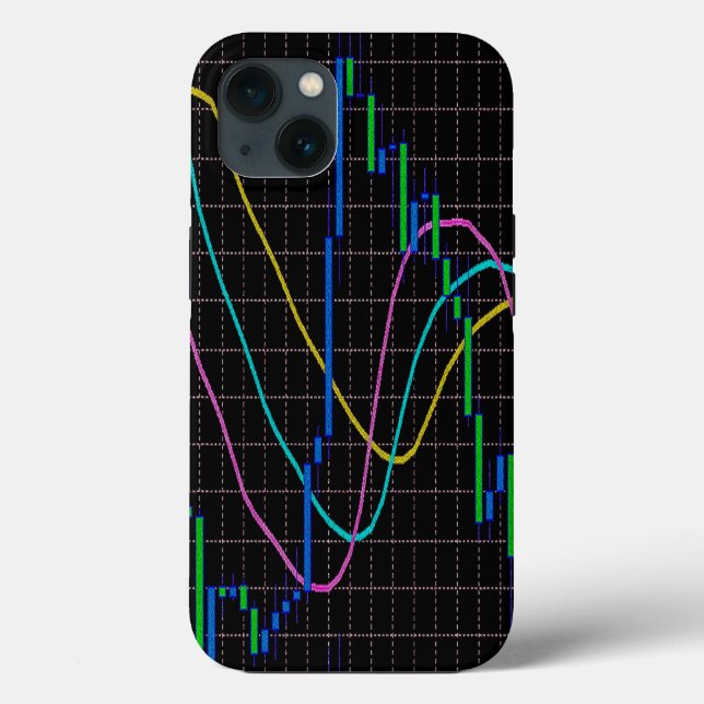 Candlestick chart stock market Case-Mate iPhone case (Back)