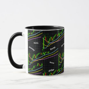 Candlestick, Forex, Money Mug