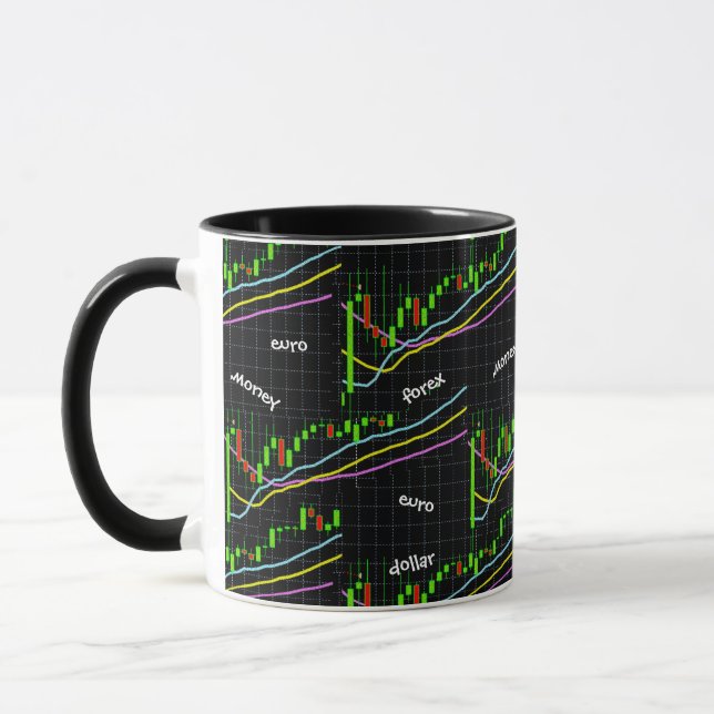 Candlestick, Forex, Money Mug (Left)