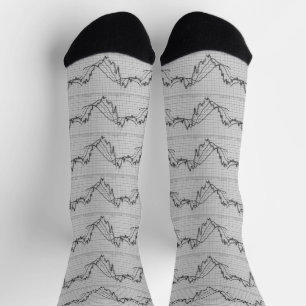 Candlestick Stock Market Chart Socks