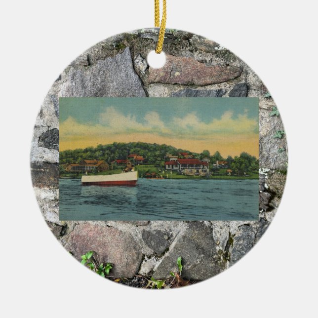 Candlewood Isle Clubhouse Ornament  (Front)