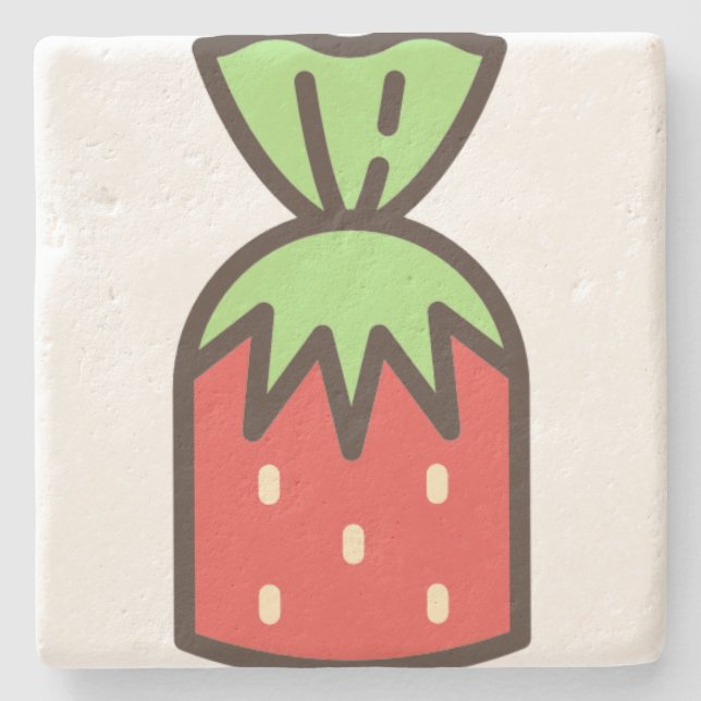 candy-4 stone coaster (Front)